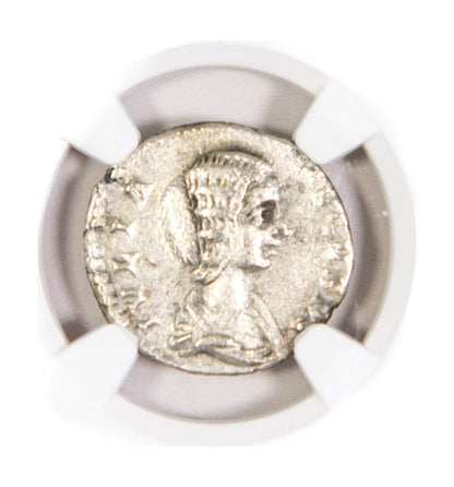 Julia Domna Roman Silver Denarius (AD 193-217) NGC