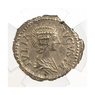 Julia Domna Roman Silver Denarius (AD 193-217) NGC