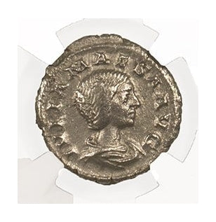 Julia Maesa Roman Silver Antoninianus (NGC Certified Slab)