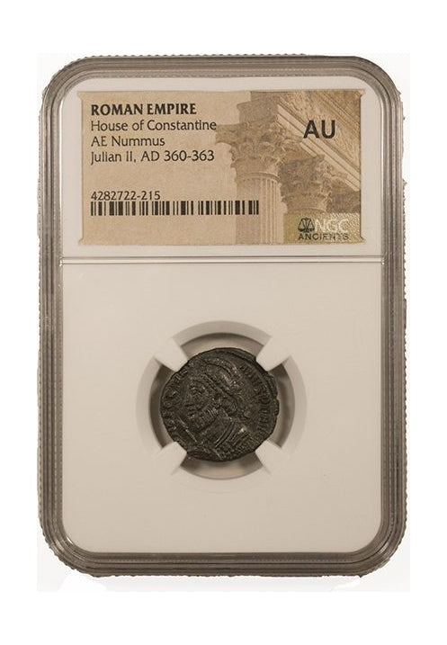 Julian II "The Apostate" Roman AE (As Augustus) (AD 361-363) NGC