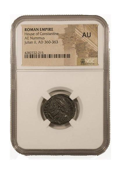 Julian II "The Apostate" Roman AE (As Augustus) (AD 361-363) NGC