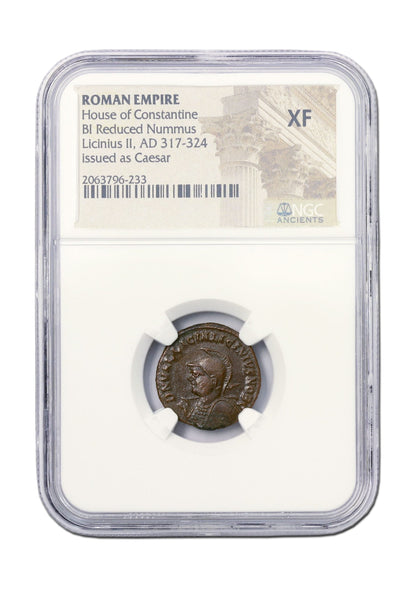 Licinius II Roman AE (AD 317-324) NGC