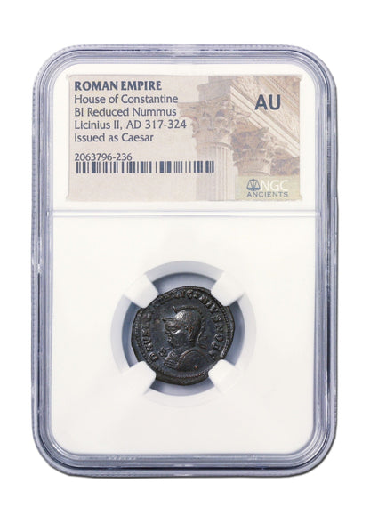 Licinius II Roman AE (AD 317-324) NGC