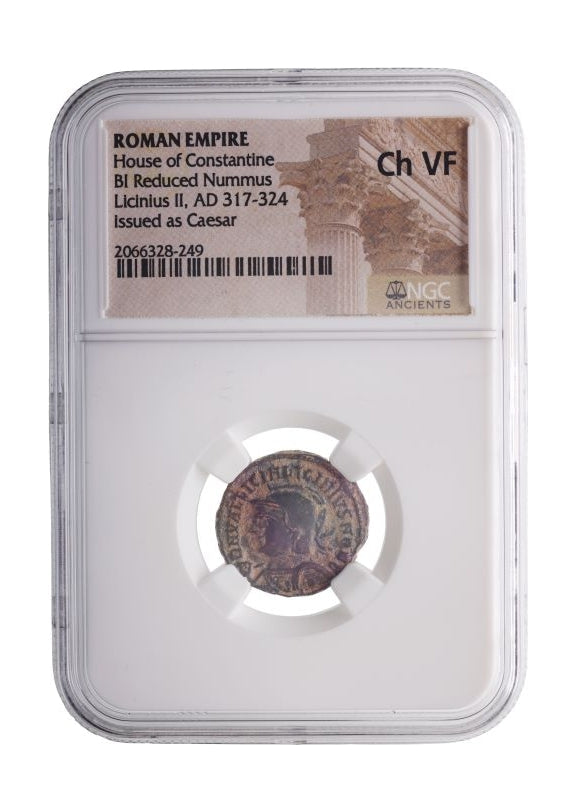 Licinius II Roman AE (AD 317-324) NGC