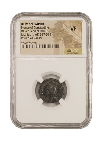 Licinius II Roman AE (AD 317-324) NGC