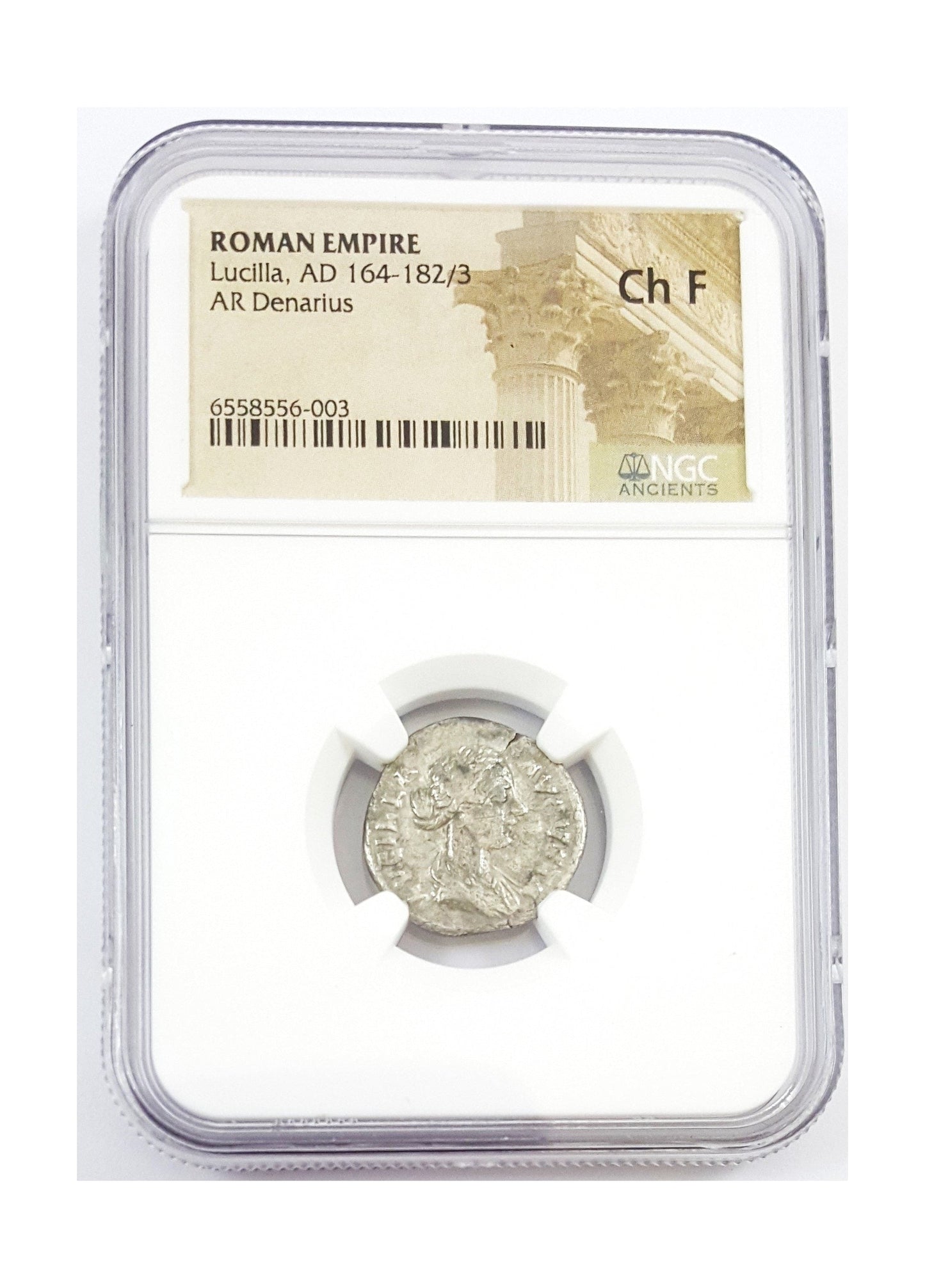 Lucilla Roman AR Denarius (NGC Slabbed) — Coins from the Movies