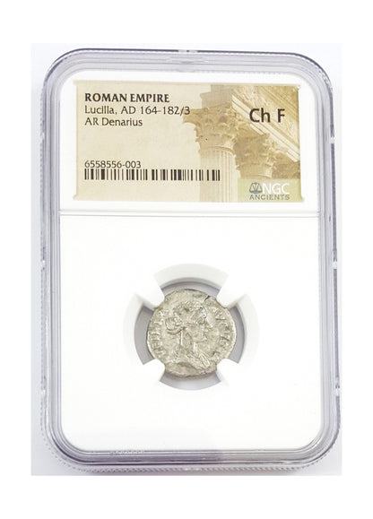 Lucilla Roman AR Denarius (NGC Slabbed) — Coins from the Movies