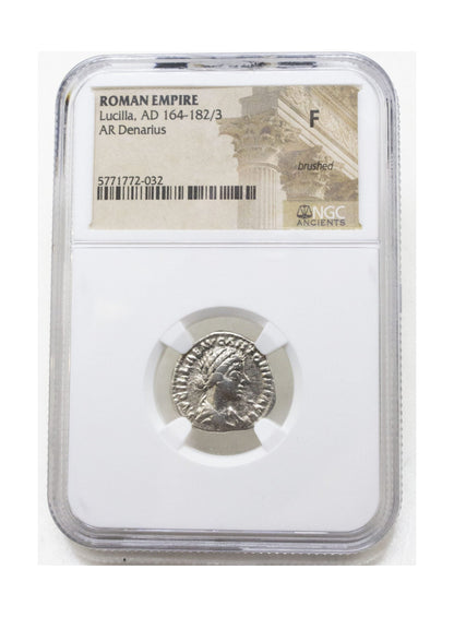 Lucilla Roman AR Denarius (NGC Slabbed) — Coins from the Movies