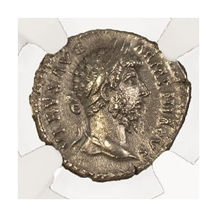 Lucius Verus Roman AR Denarius (NGC Certified Slab)