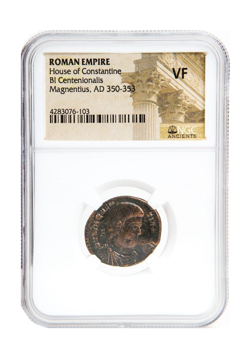 Magnentius Roman AE (AD 350-353) NGC