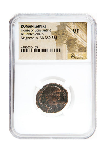Magnentius Roman AE (AD 350-353) NGC