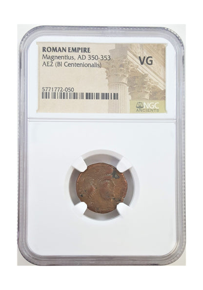 Magnentius Roman AE (AD 350-353) NGC