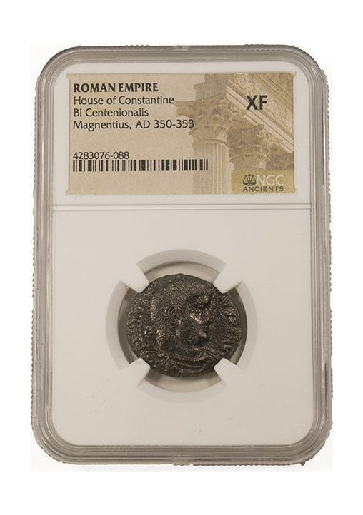 Magnentius Roman AE (AD 350-353) NGC