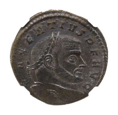 Maxentius Roman AE (AD 306-312) NGC