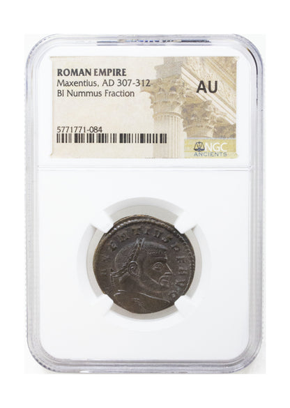Maxentius Roman AE (AD 306-312) NGC