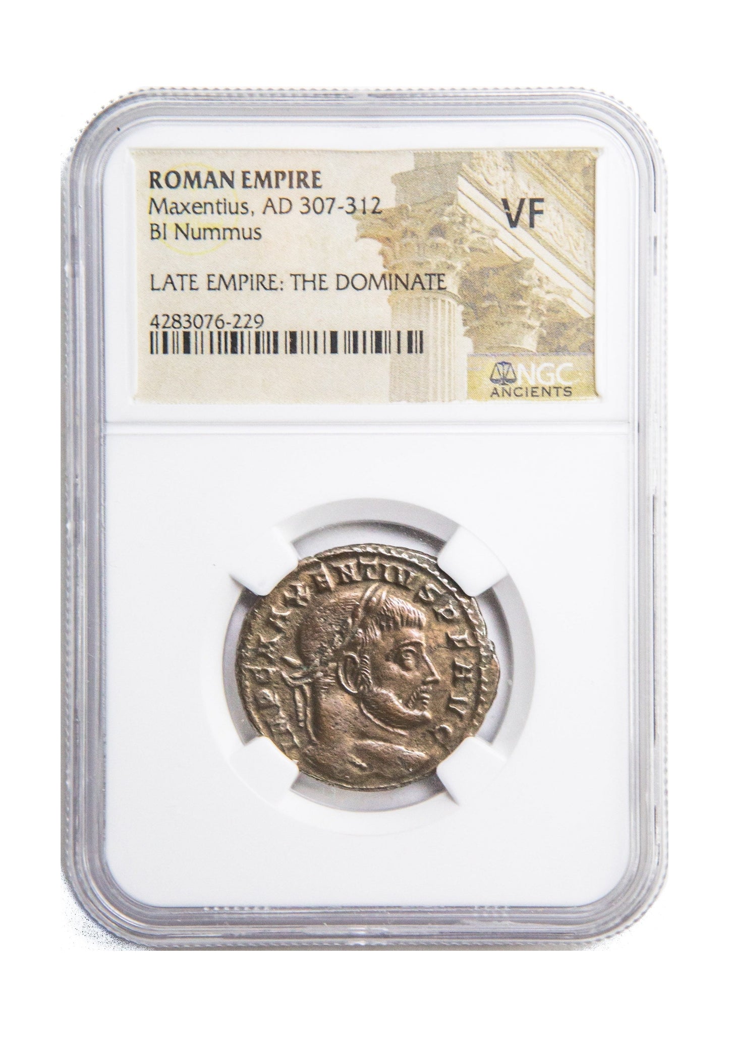 Maxentius Roman AE (AD 306-312) NGC