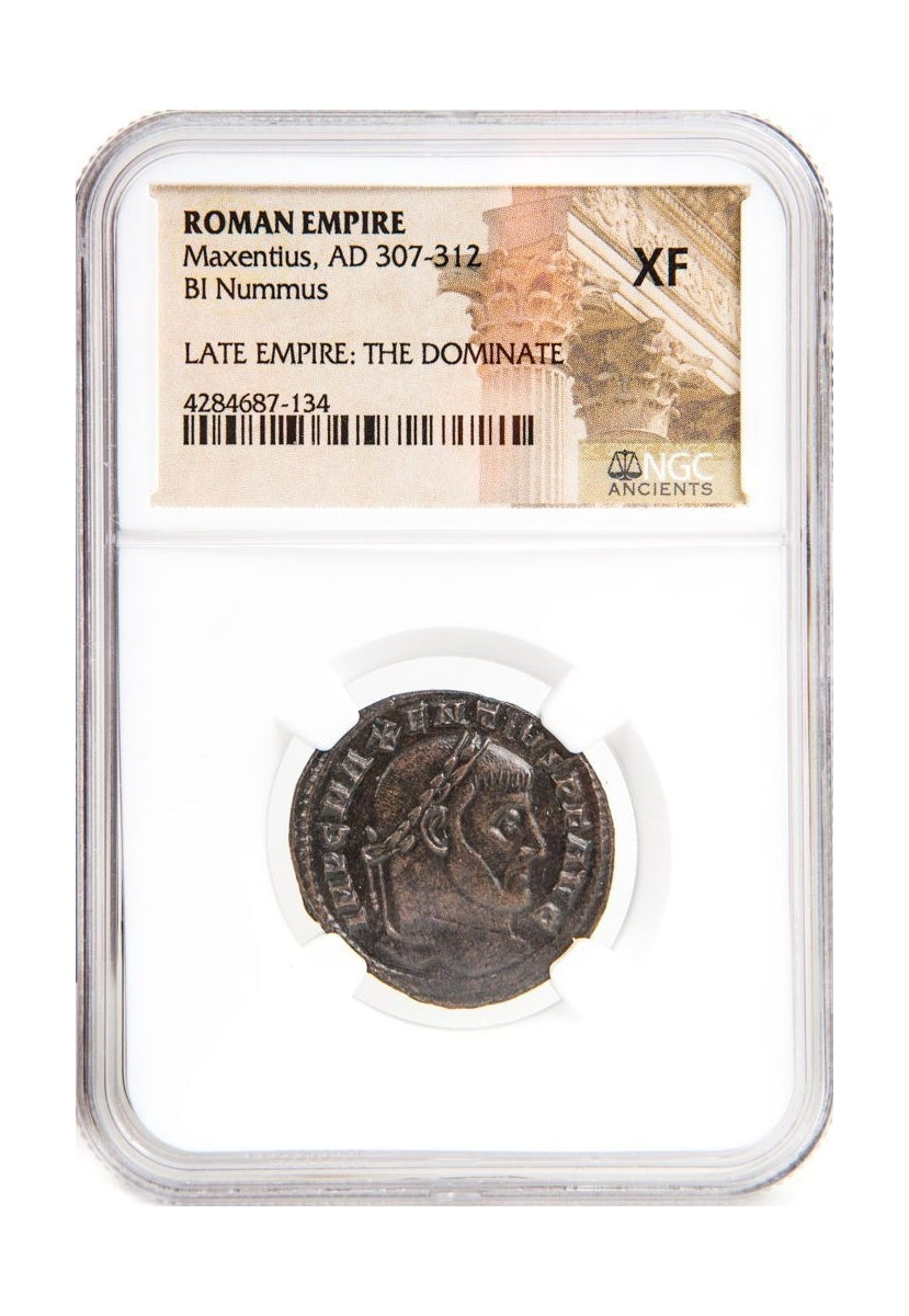 Maxentius Roman AE (AD 306-312) NGC