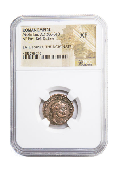 Maximian Roman AE (AD 286-310) NGC