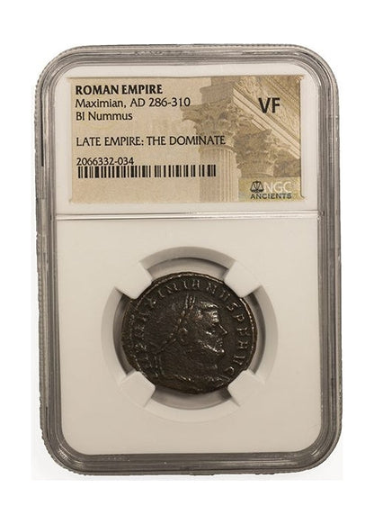 Maximian Roman AE (AD 286-310) NGC