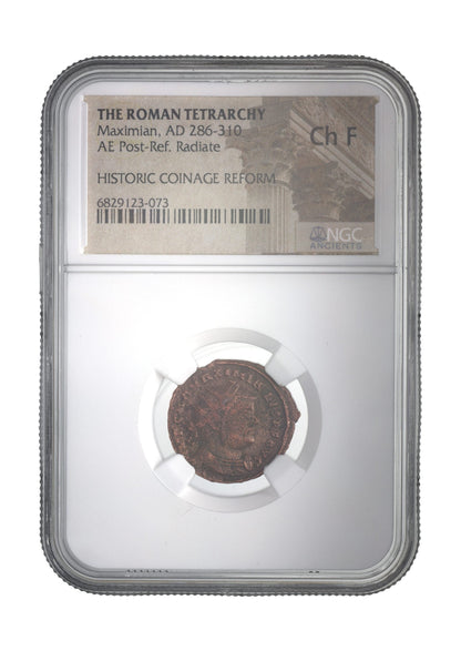 Maximian Roman AE (AD 286-310) NGC