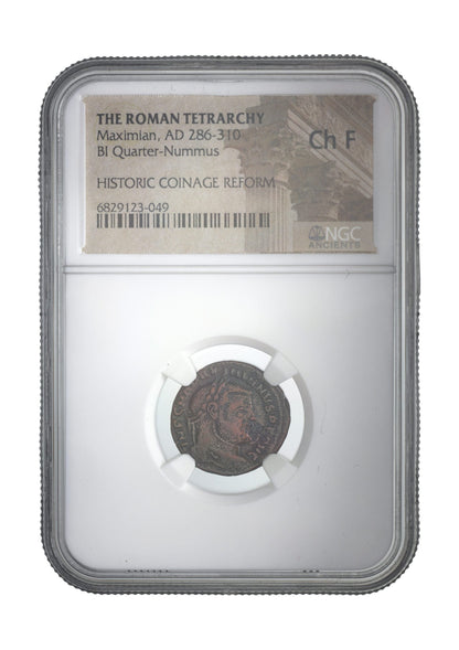 Maximian Roman AE (AD 286-310) NGC