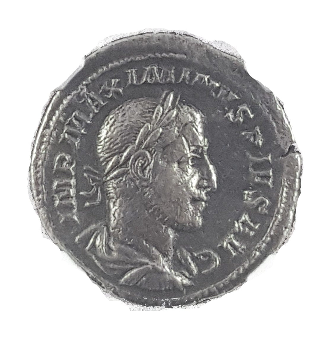 Maximinus I Thrax Roman AR Antoninianus (NGC Certified Slab)