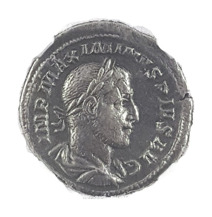 Maximinus I Thrax Roman AR Antoninianus (NGC Certified Slab)