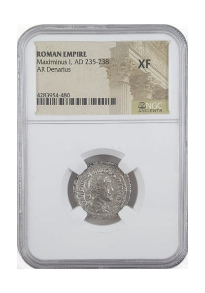 Maximinus I Thrax Roman AR Antoninianus (NGC Certified Slab)