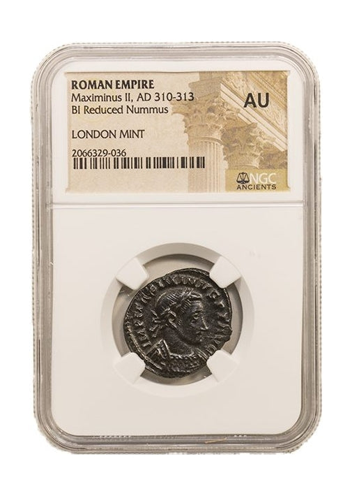 Maximinus II Roman AE (AD 311-313) NGC – London Mint