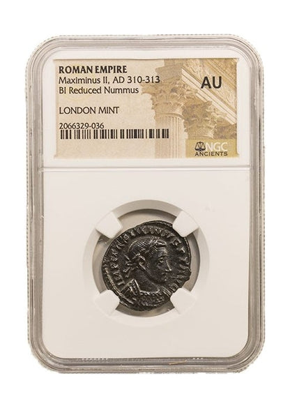 Maximinus II Roman AE (AD 311-313) NGC – London Mint