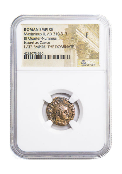Maximinus II Roman AE (AD 311-313) NGC