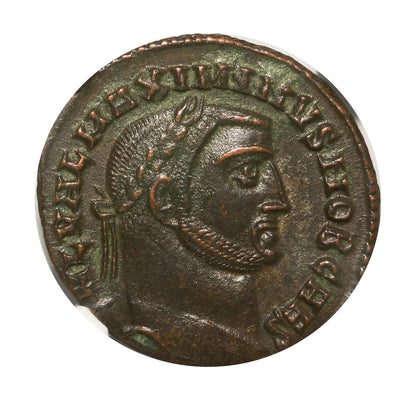 Maximinus II Roman AE (AD 311-313) NGC