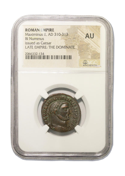 Maximinus II Roman AE (AD 311-313) NGC
