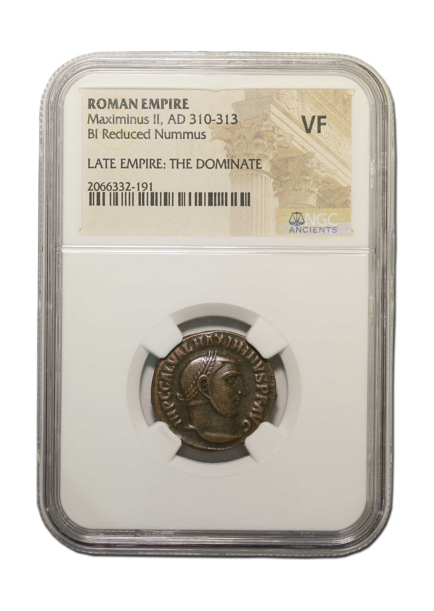 Maximinus II Roman AE (AD 311-313) NGC