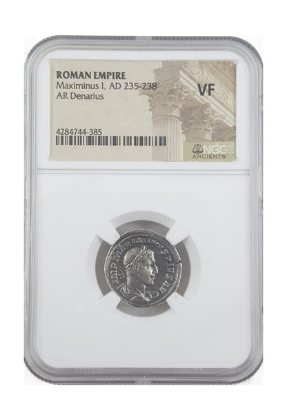 Maximinus I Thrax Roman AR Antoninianus (NGC Certified Slab)