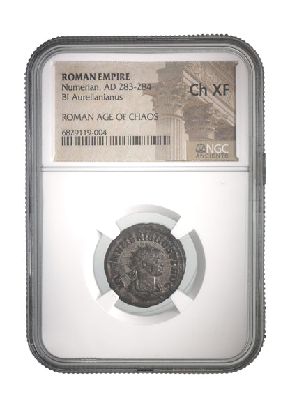 Numerian Roman Billon Antoninianus (AD 283-284) NGC