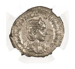 Otacilia Severa Roman Silver Antoninianus (NGC Certified Slab)