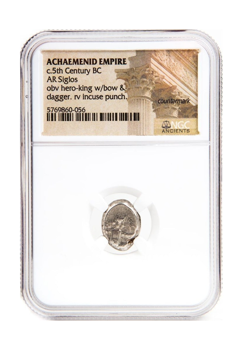 Achaemenid Empire Silver Siglos – 5th Century BC – First Persian Empire – NGC Certified
