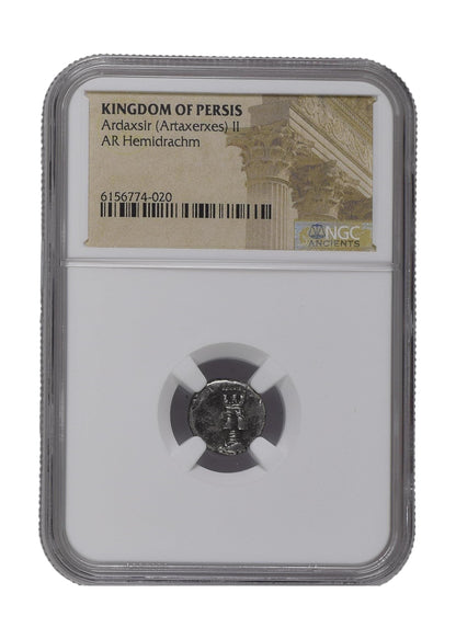 Persis Silver Hemidrachm – Ancient Persia (c. 1st Century BCE–1st Century CE) – NGC Certified