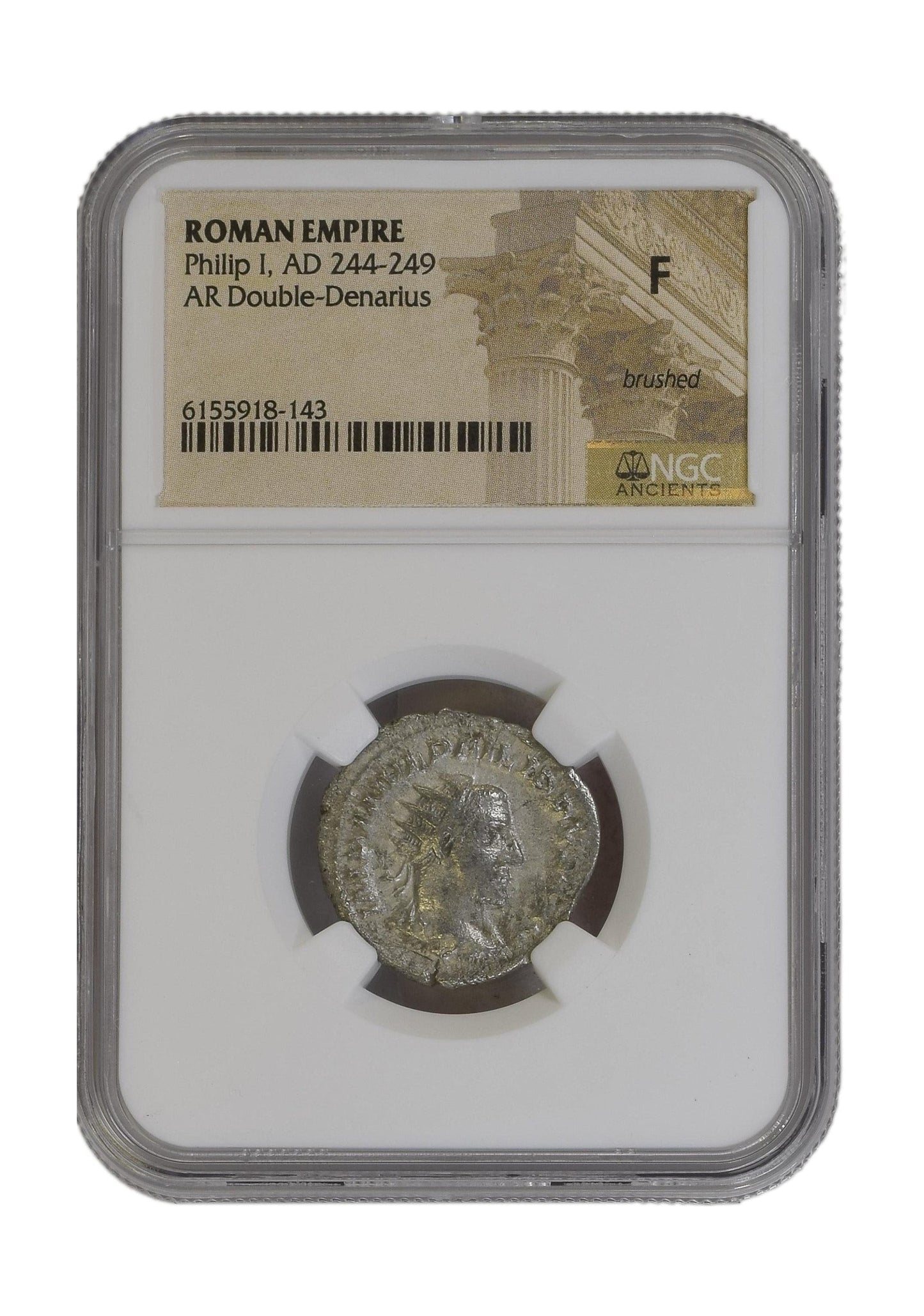 Philip I Roman Silver Antoninianus (AD 244-249) NGC