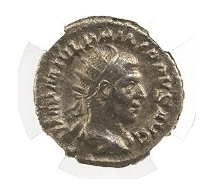 Philip I Roman Silver Antoninianus (AD 244-249) NGC