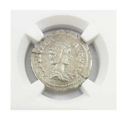 Plautilla Roman AR Antoninianus NGC Certified