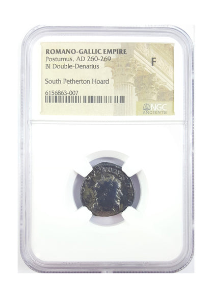 Postumus Roman AE – Gallic Empire (AD 260–269) – South Petherton Hoard – NGC Certified