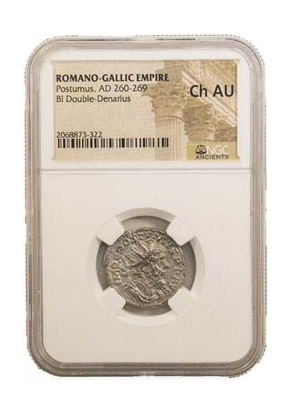 Postumus Roman Silver Antoninianus (AD 260-269) NGC