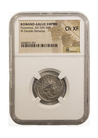Postumus Roman Silver Antoninianus (AD 260-269) NGC