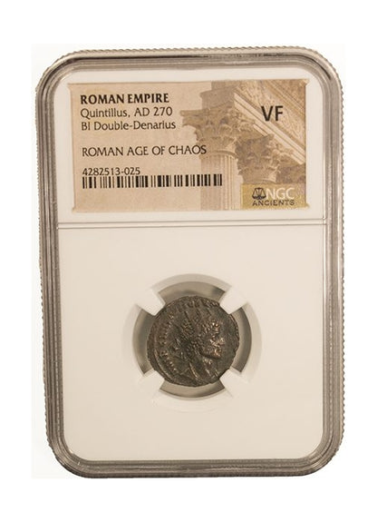 Quintillus Roman AE Antoninianus (AD 270) NGC