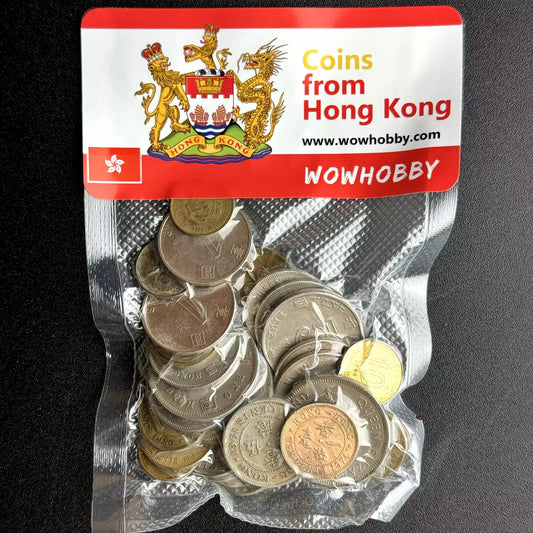 Bag of 35 Coins from Hong Kong 🇭🇰