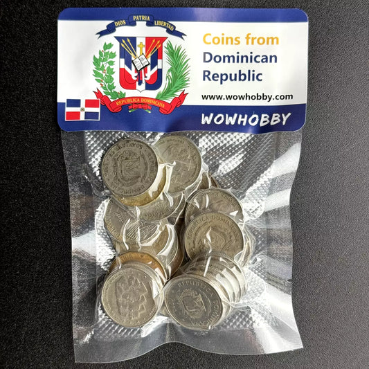 Bag of 35 Coins from the Dominican Republic 🇩🇴