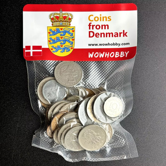 Bag of 45 Coins from Denmark 🇩🇰