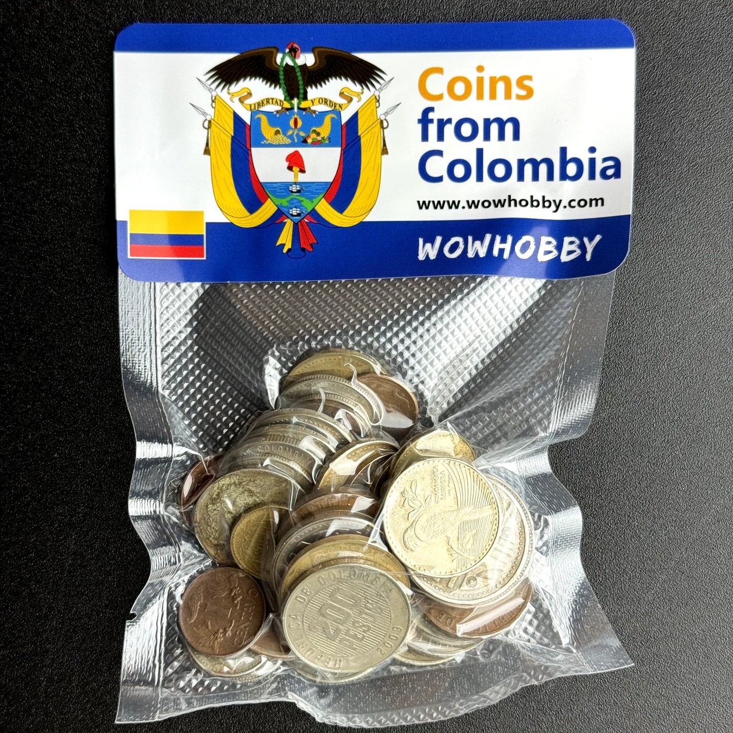 Bag of 45 Coins from Colombia 🇨🇴